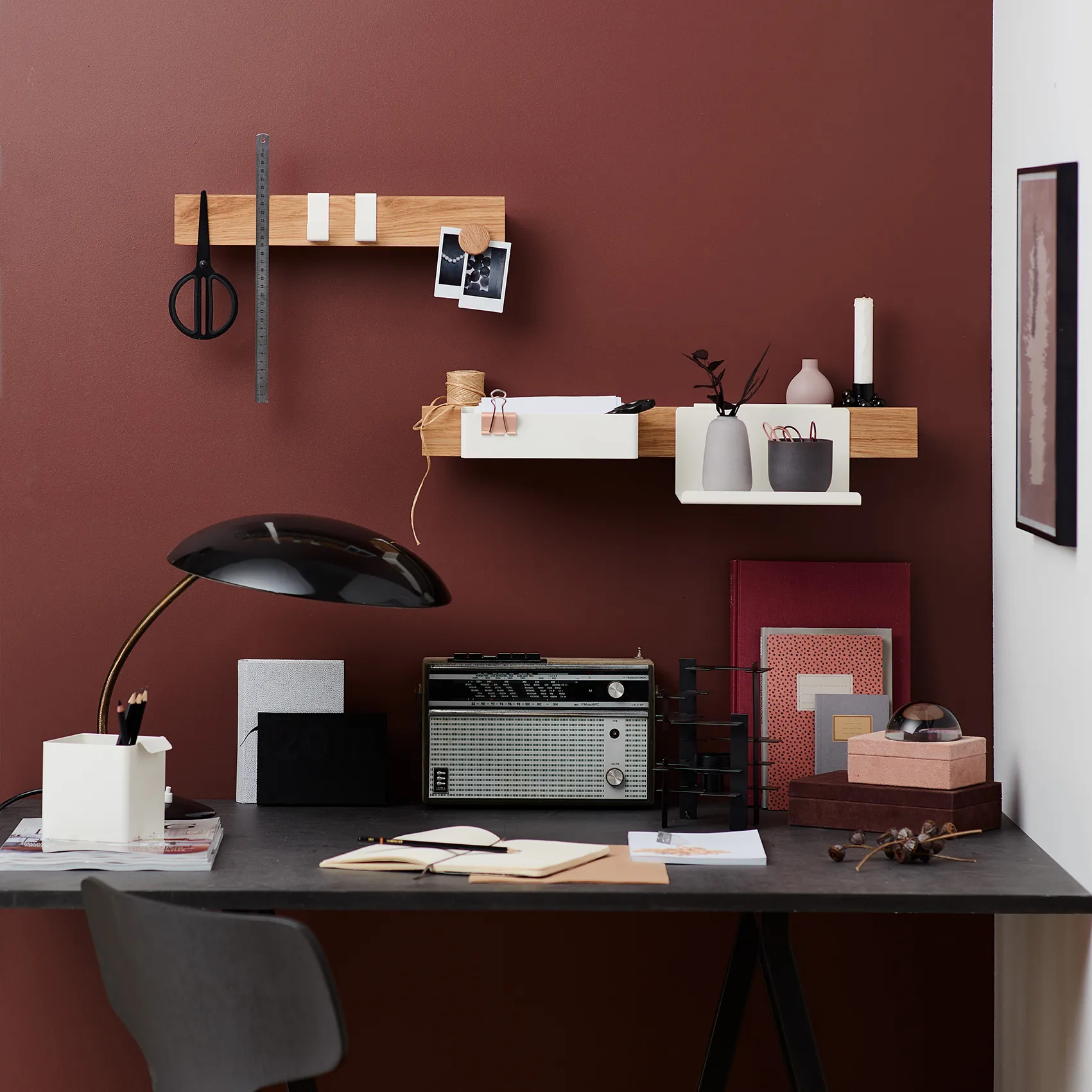 Flex Rail magnetliste 40 cm, Eg/Hvid Gejst