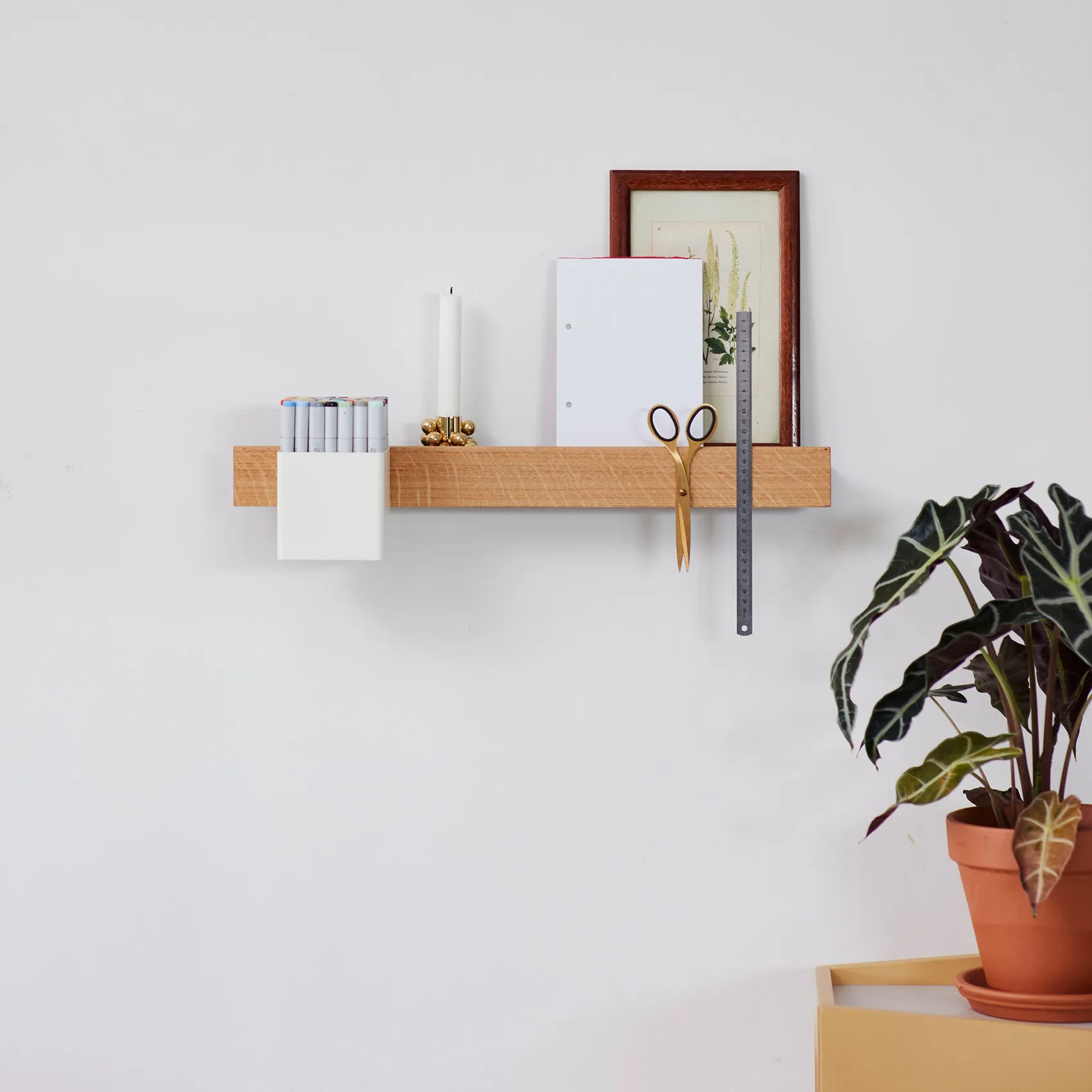 Flex Rail magnetliste 60 cm, Eg/Hvid Gejst