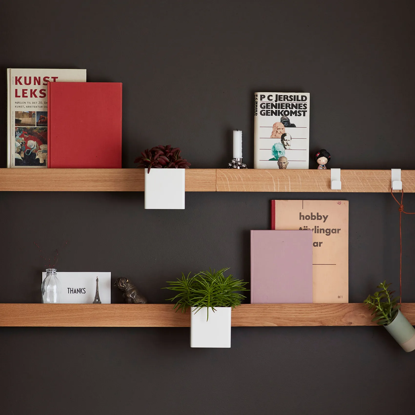 Flex Rail magnetliste 60 cm, Eg/Hvid Gejst