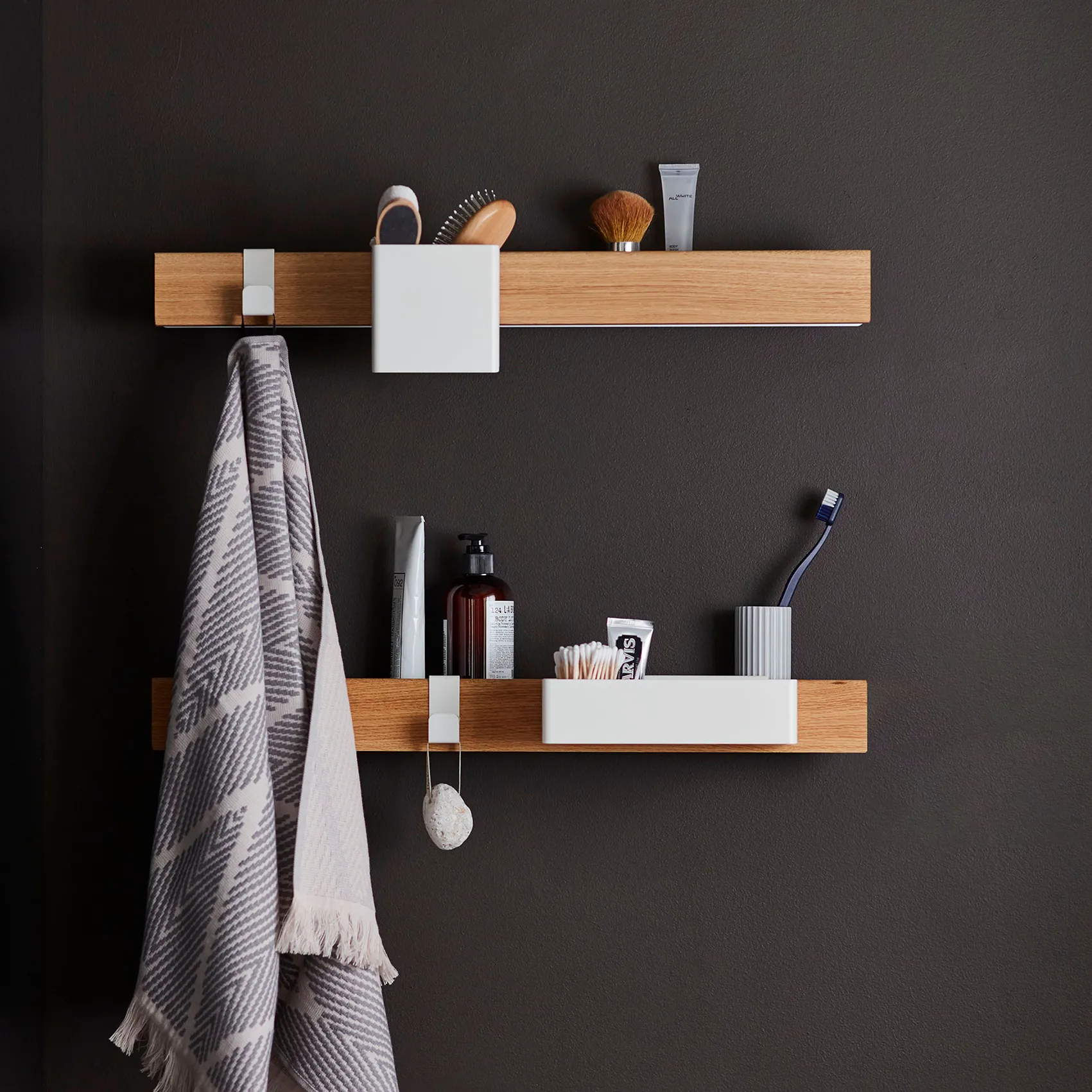 Flex Rail magnetliste 60 cm, Eg/Hvid Gejst