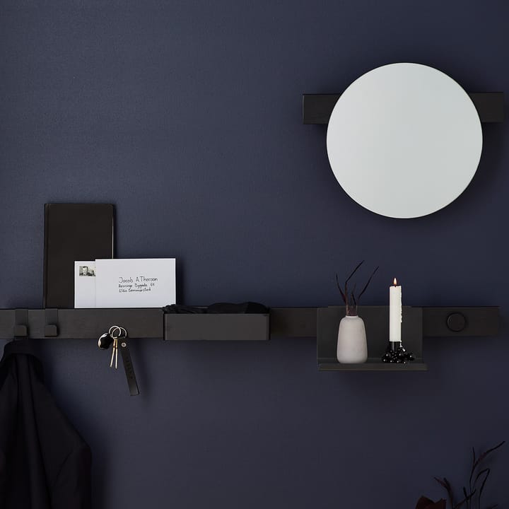 Flex Shelf hylde 21 cm, Sort Gejst