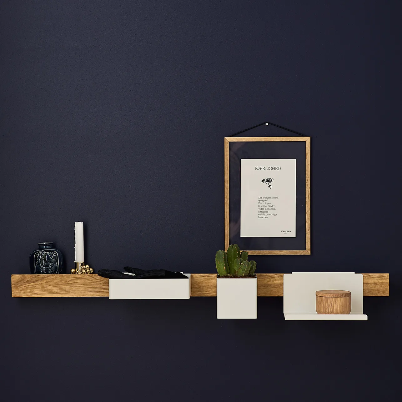 Flex Tray opbevaringsboks, Hvid Gejst