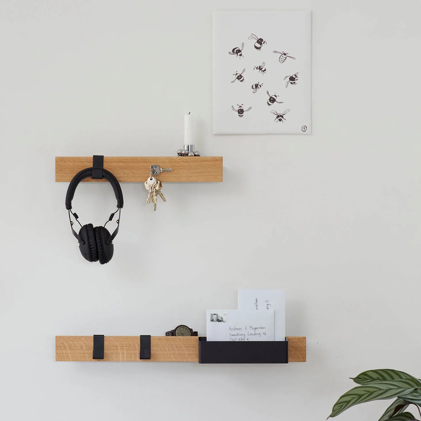 Flex Tray opbevaringsboks, Sort Gejst