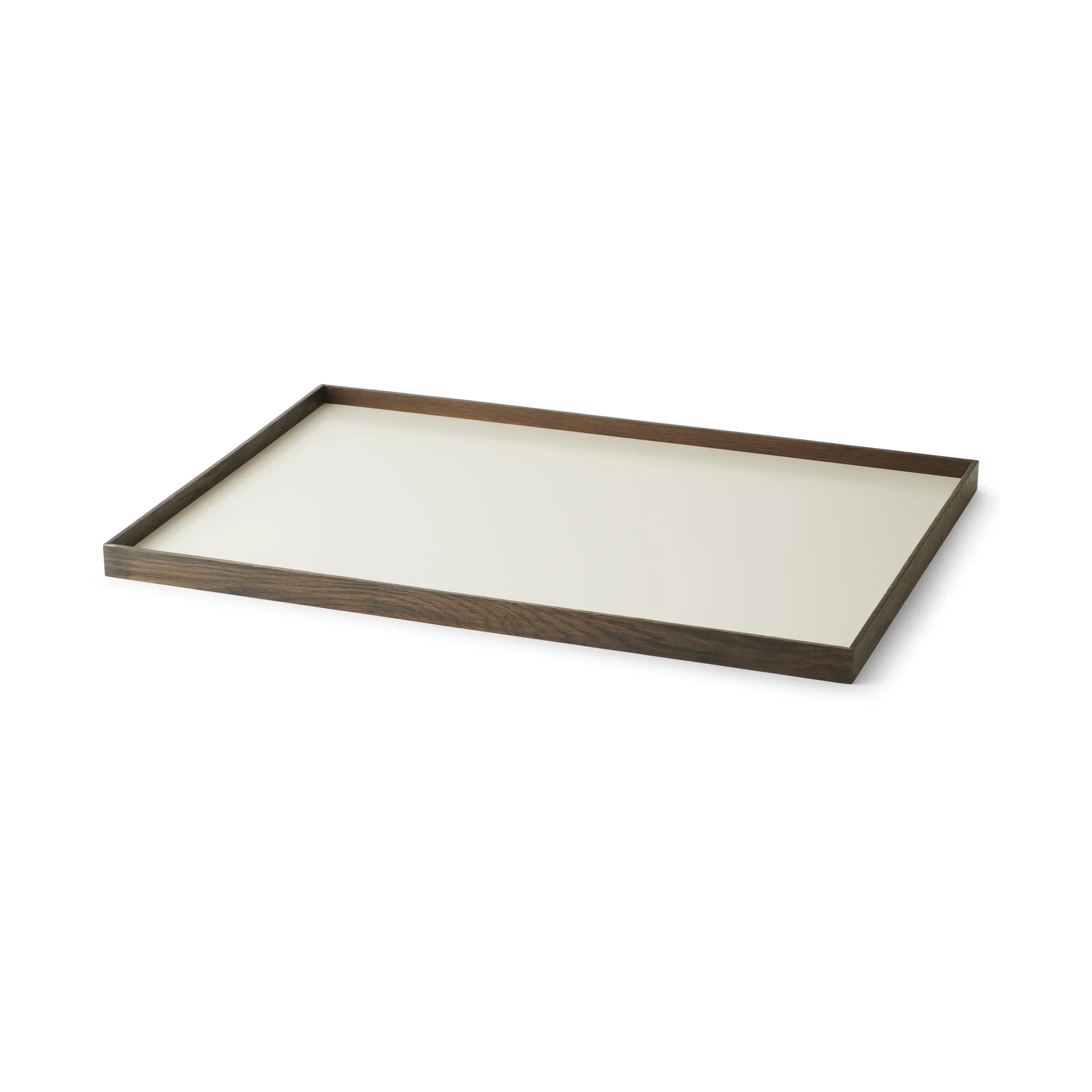 Frame bakke large 35,5x50,6 cm, Røget eg/Beige Gejst