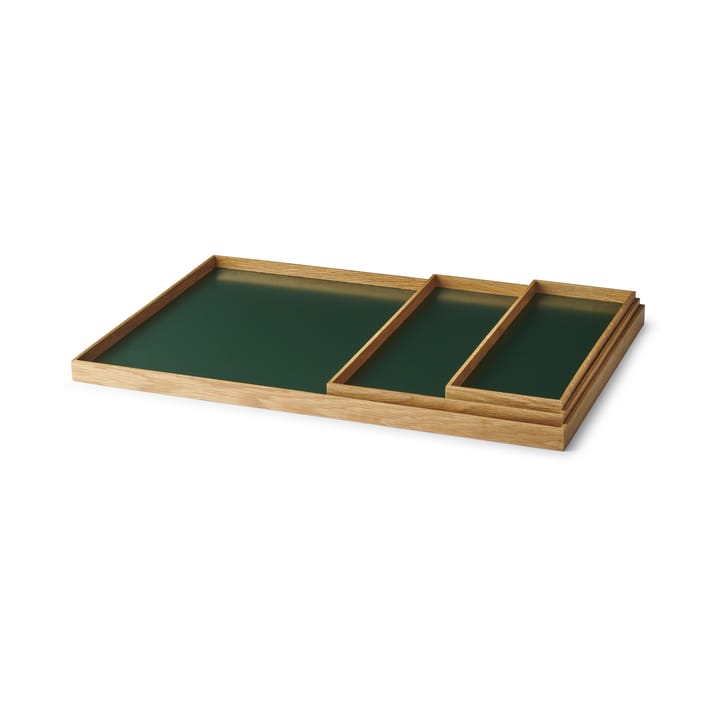 Frame bakke medium 23x34 cm, Eg/Grøn Gejst