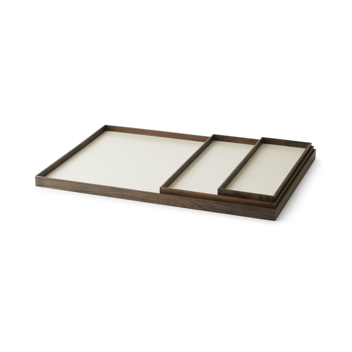 Frame bakke medium 23x34 cm, Røget eg/Beige Gejst