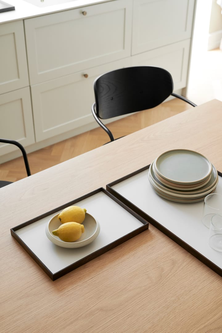 Frame bakke medium 23x34 cm, Røget eg/Beige Gejst