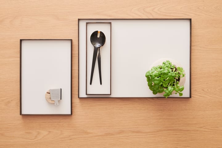 Frame bakke medium 23x34 cm, Røget eg/Beige Gejst