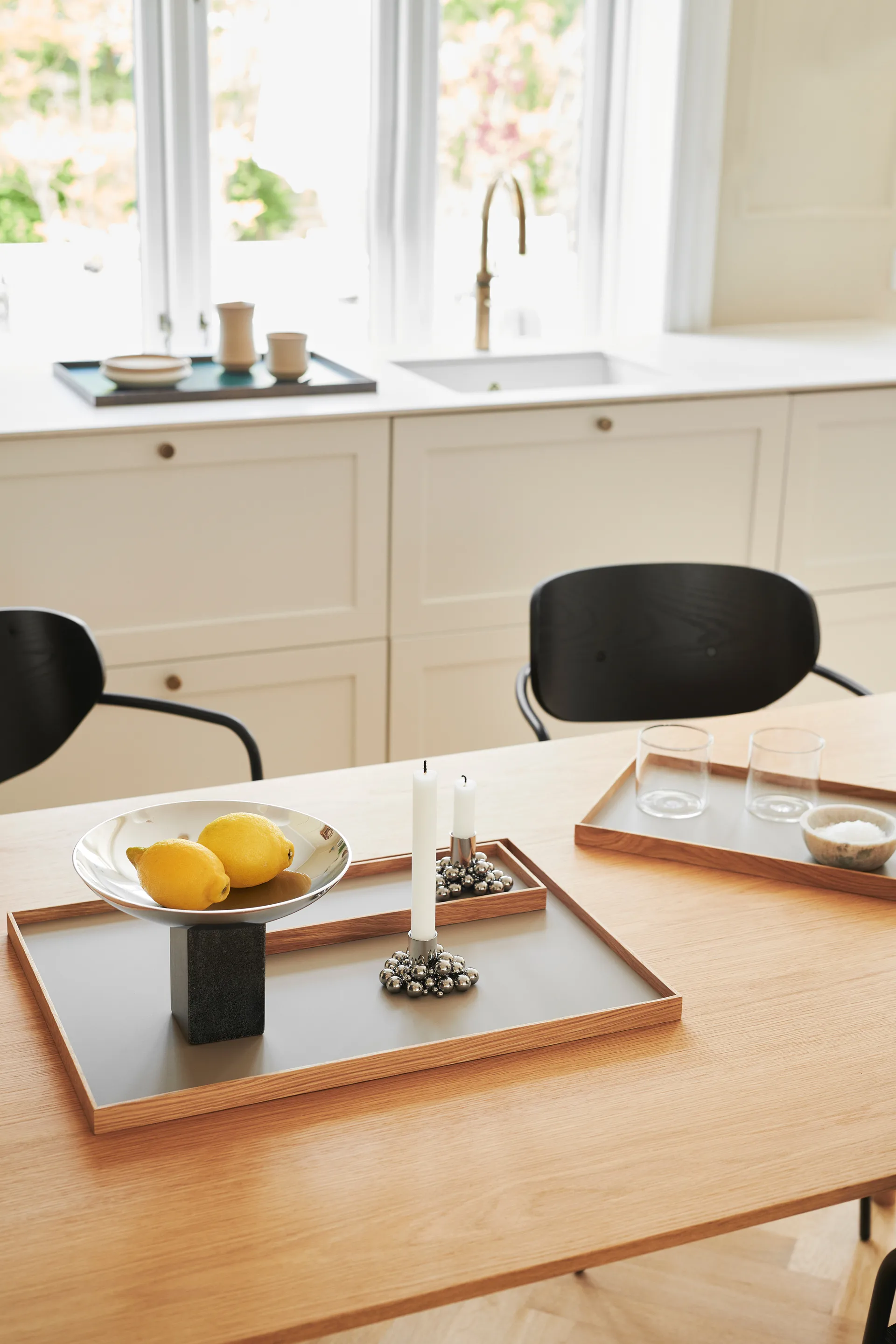 Frame bakke small 11x32,4 cm, Eg/Beige Gejst