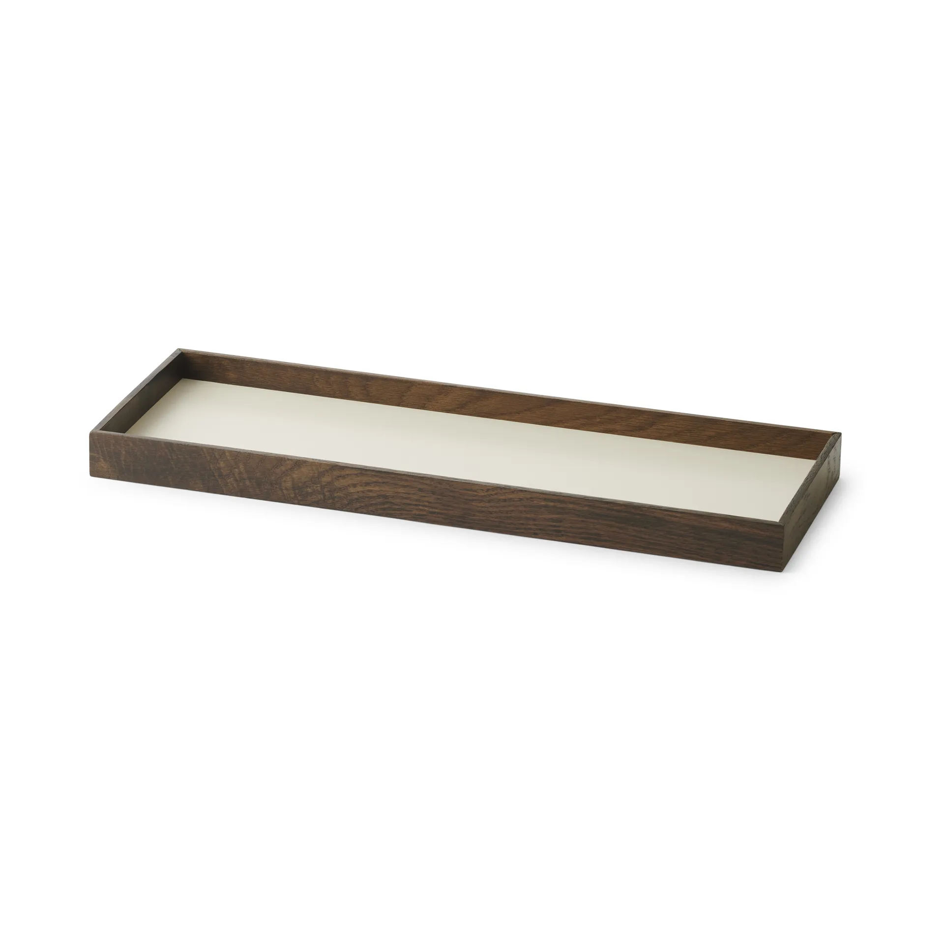 Frame bakke small 11x32,4 cm, Røget eg/Beige Gejst