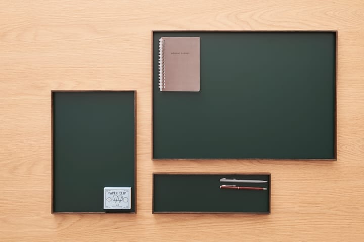 Frame bakke small 11x32,4 cm, Røget eg/Grøn Gejst