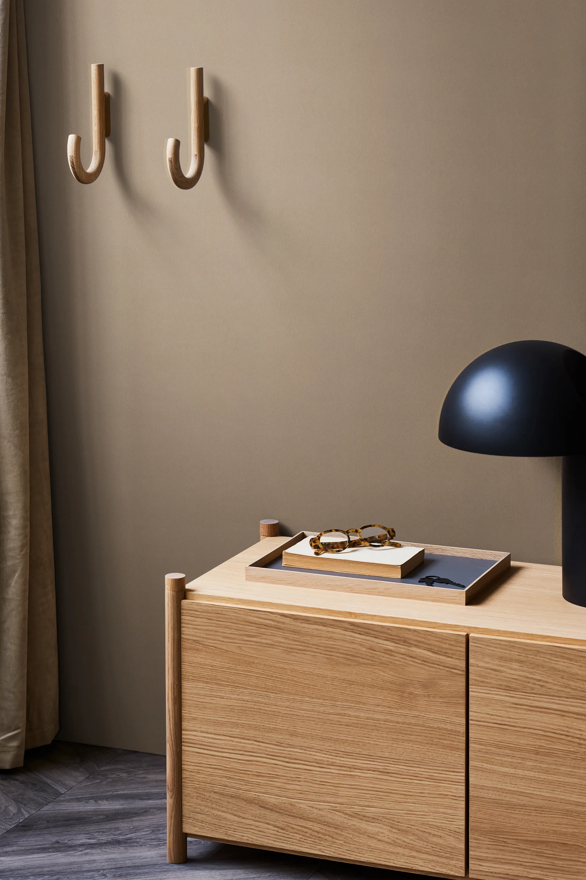 Hook krog 19 cm, Eg/Messing Gejst