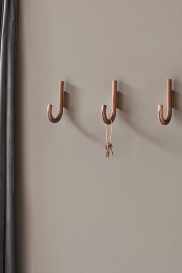 Hook krog 19 cm - Valnød/Messing - Gejst