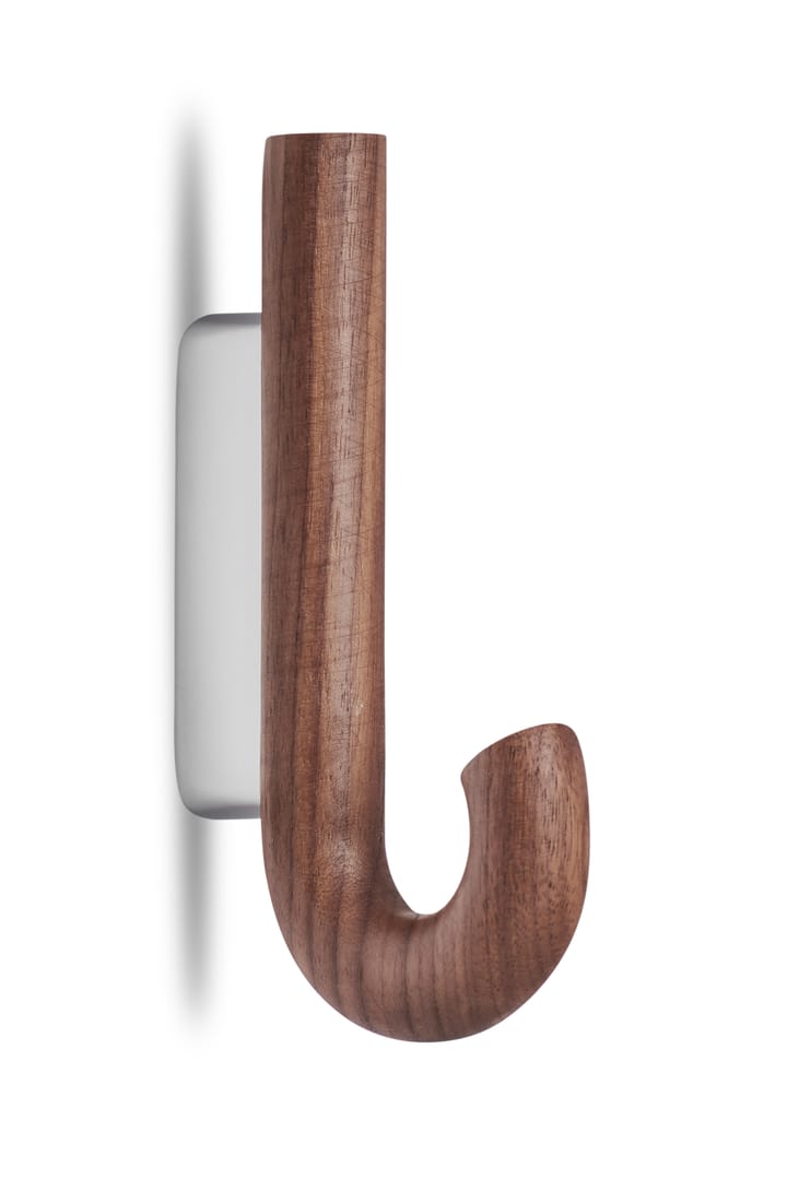 Hook krog mini 13,3 cm, Valnød/Krom Gejst