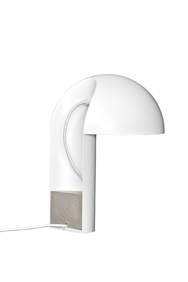 Leery bordlampe 40 cm, Hvid Gejst