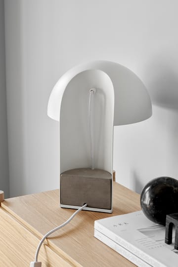 Leery bordlampe 40 cm - Hvid - Gejst