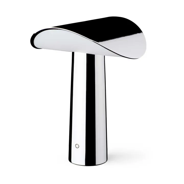 Lium portable bordlampe 22,5 cm - Chrome - Gejst