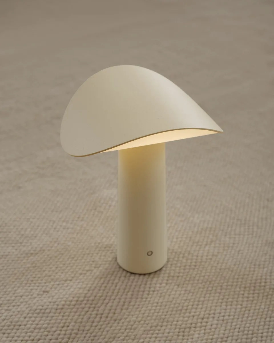 Lium portable bordlampe 22,5 cm, Light yellow Gejst