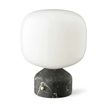 Meemo portable bordlampe 23 cm - Black marble - Gejst