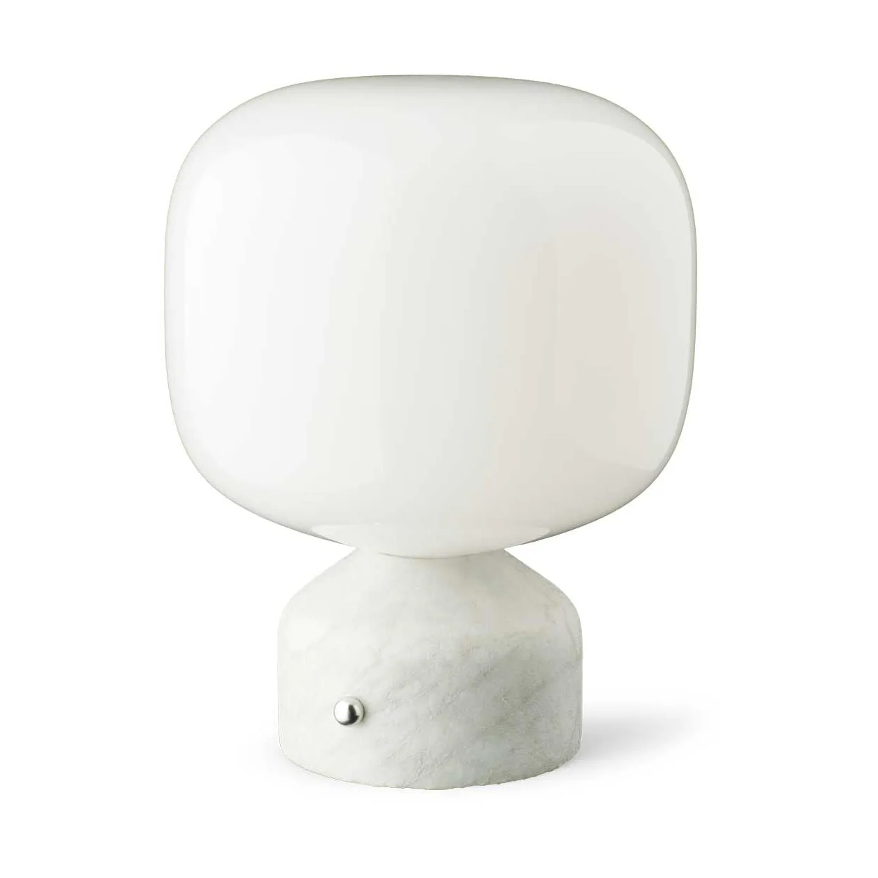 Meemo portable bordlampe 23 cm, White marble Gejst