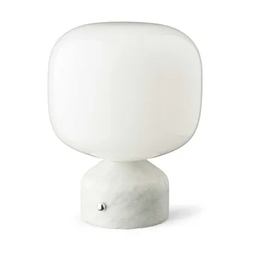 Meemo portable bordlampe 23 cm - White marble - Gejst