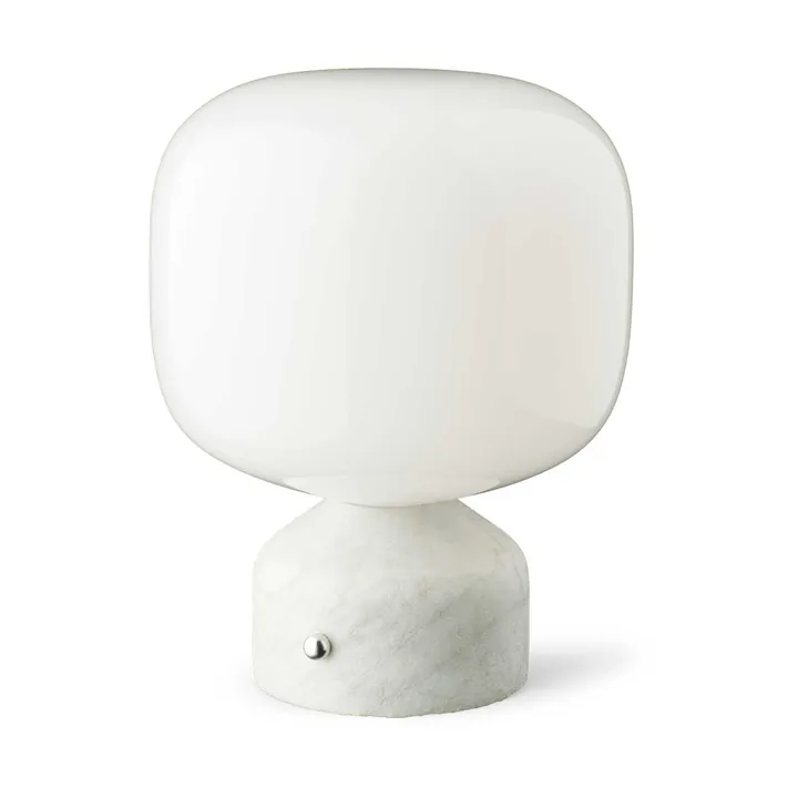 Meemo portable bordlampe 23 cm - White marble - Gejst