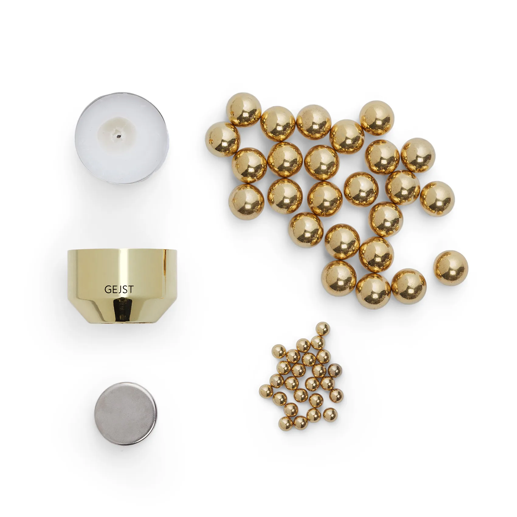 Molekyl fyrfadsstage, Messing Gejst