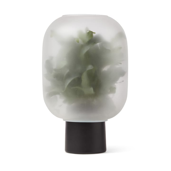 Nebl krukke med matteret glas stor Ø25 cm - Sort - Gejst