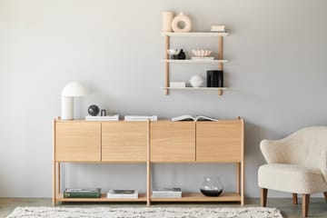 Nivo hylde A large - Lys eg/Hvid - Gejst