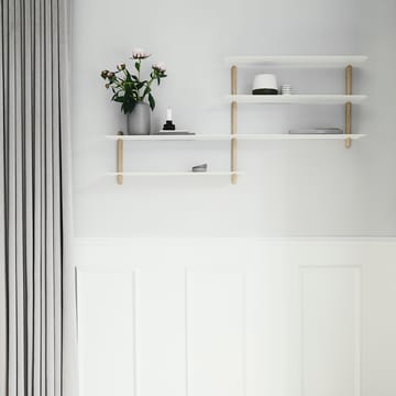 Nivo hylde B - Lys eg/Hvid - Gejst