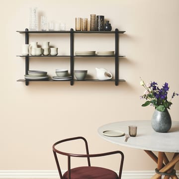 Nivo hylde D large - Sortbejdset ask/Sort - Gejst