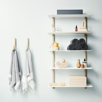 Nivo hylde E large - Lys eg/Hvid - Gejst