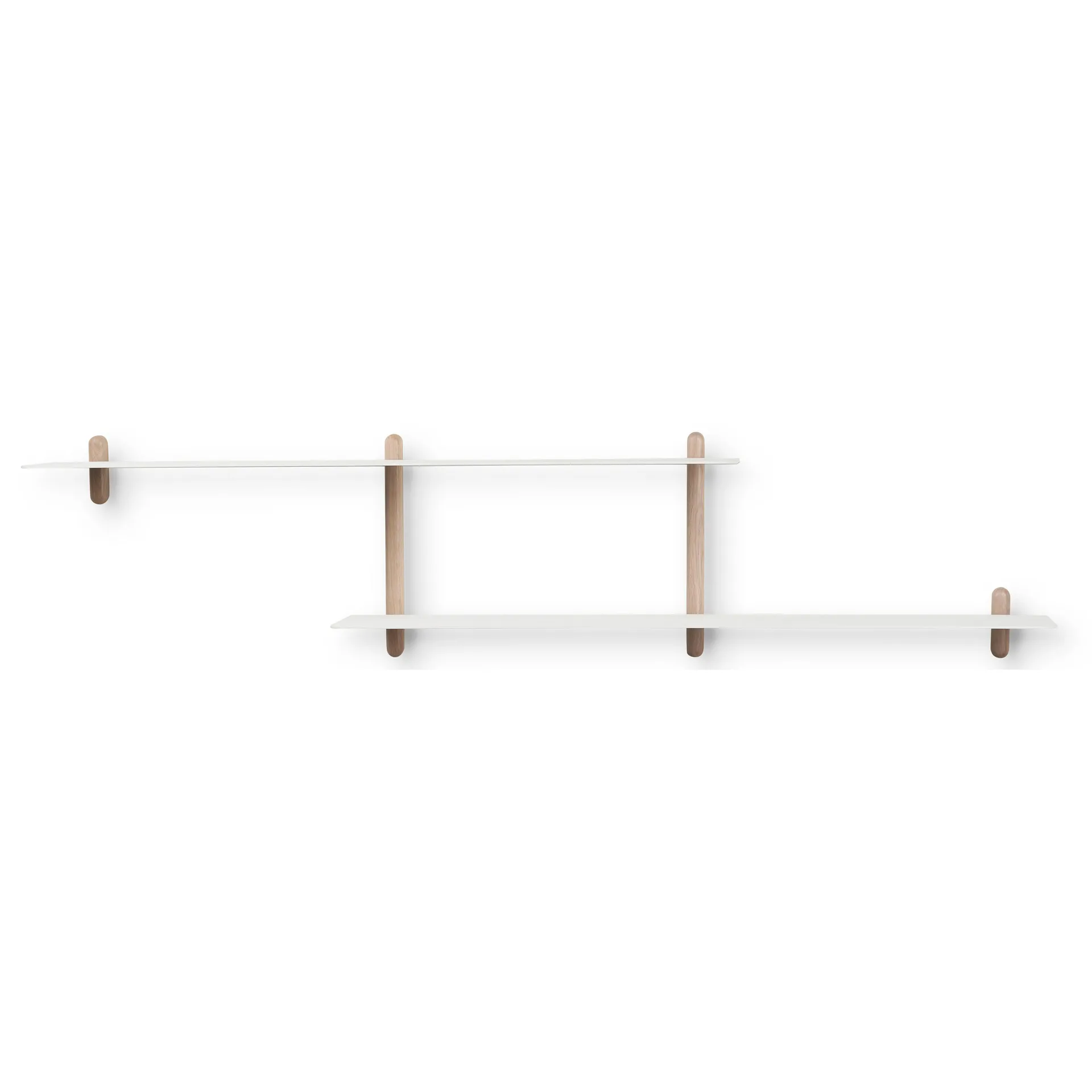 Nivo hylde H, Lys eg/Hvid Gejst