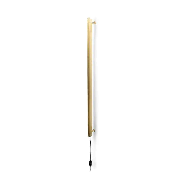 Radent væglampe long 135 cm - Brass - Gejst