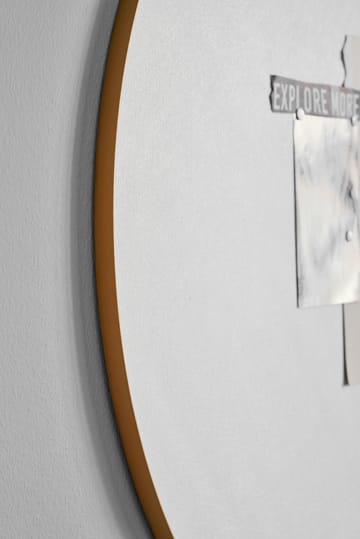Retell pinboard opslagstavle �Ø80 cm - Hvid/Messing - Gejst