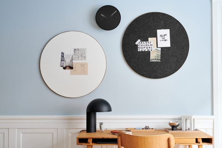 Retell pinboard opslagstavle Ø80 cm, Hvid/Messing Gejst
