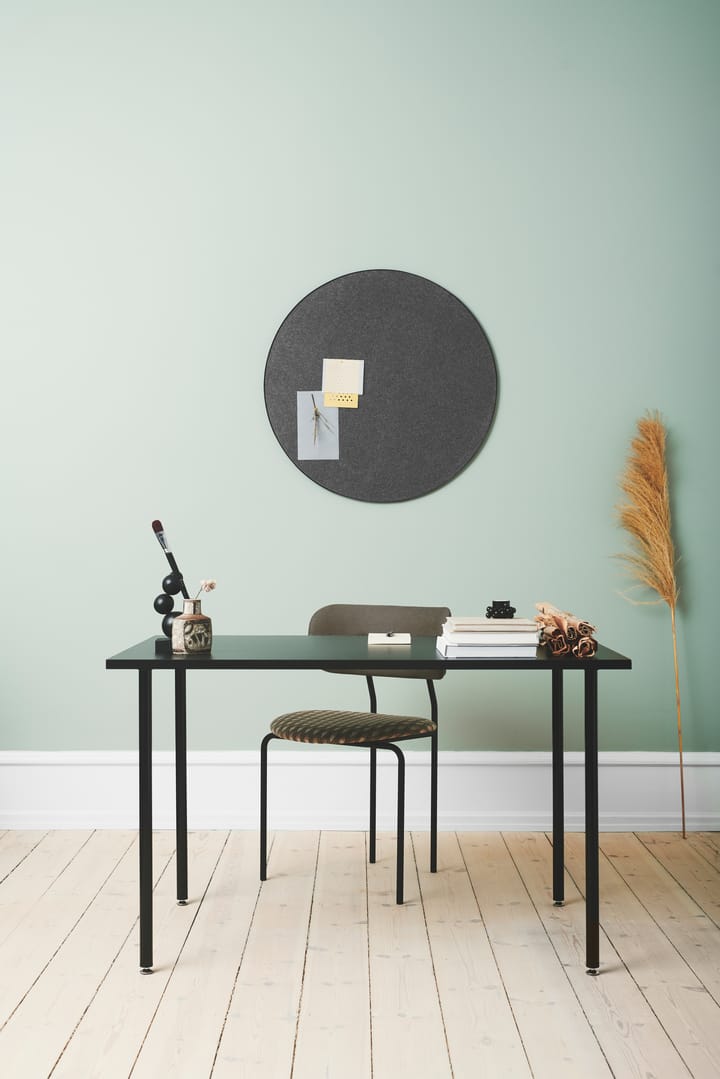 Retell pinboard opslagstavle Ø80 cm, Sort Gejst