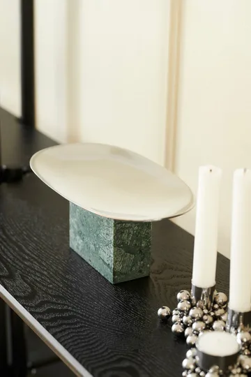 Sapoto skål bakke 15x25 cm - Green - Gejst