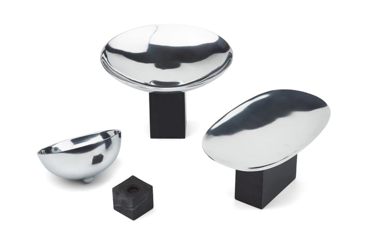 Sapoto skål medium Ø22 cm, Sølv Gejst