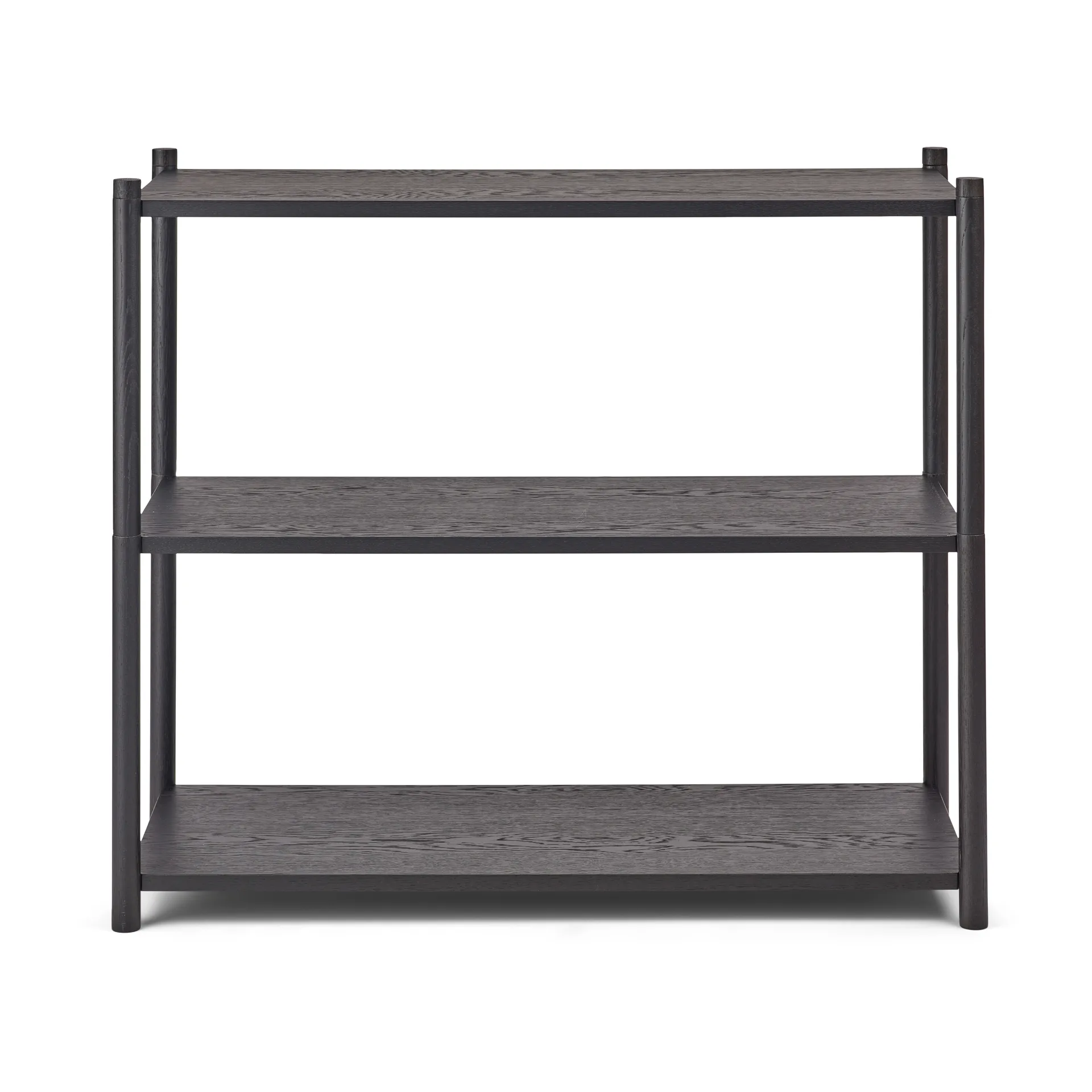 Sceene bookcase A, Sortbejdset eg Gejst