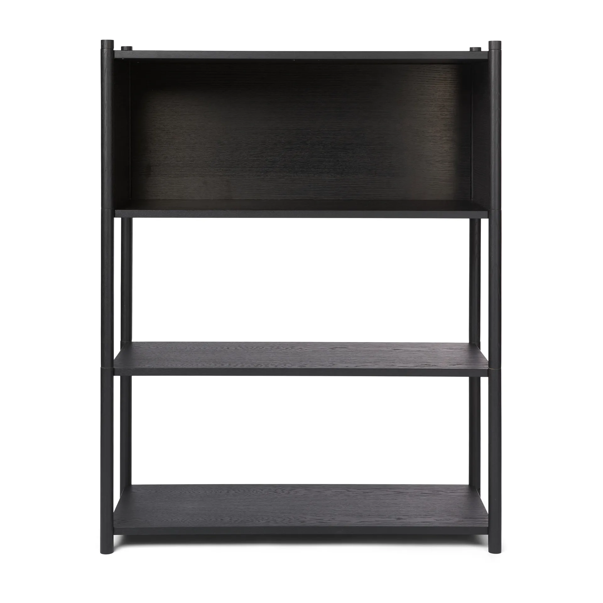 Sceene bookcase B, Sortbejdset eg Gejst
