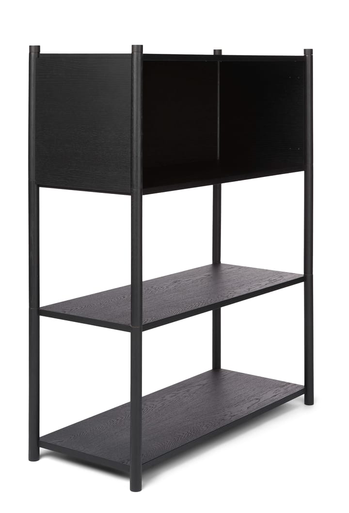 Sceene bookcase B - Sortbejdset eg - Gejst