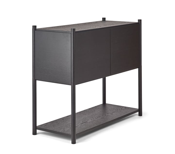 Sceene bookcase C, Sortbejdset eg Gejst