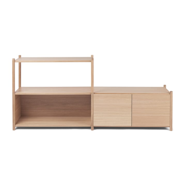 Sceene bookcase D - Lys eg - Gejst