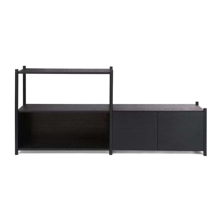 Sceene bookcase D - Sortbejdset eg - Gejst