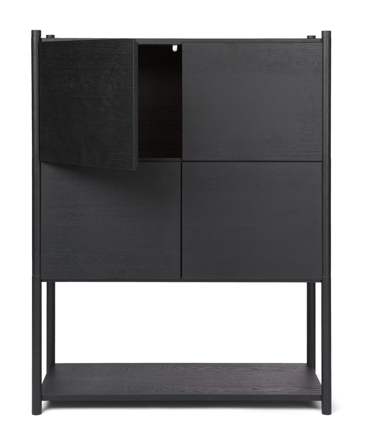 Sceene bookcase E, Sortbejdset eg Gejst