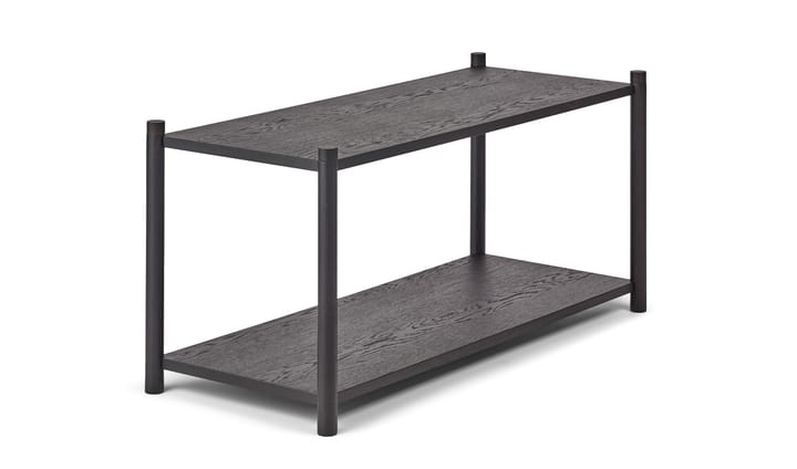 Sceene bookcase F, Sortbejdset eg Gejst