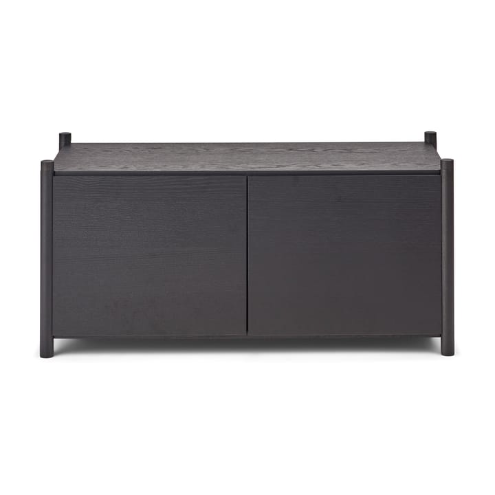 Sceene bookcase G - Sortbejdset eg - Gejst