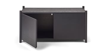 Sceene bookcase G - Sortbejdset eg - Gejst