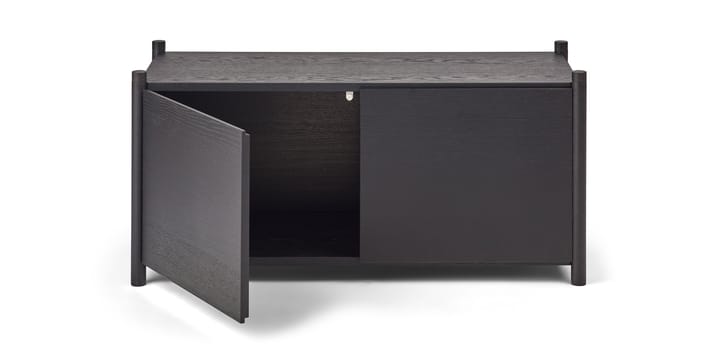 Sceene bookcase G, Sortbejdset eg Gejst